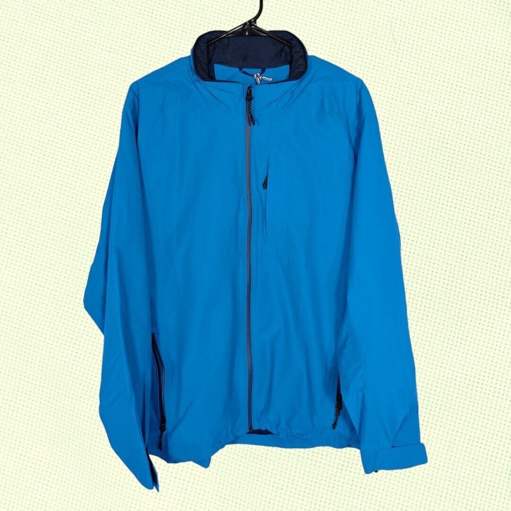 Vineyard Vines men's Jacket L Regatta Spinnaker Blue‎ Windbreaker Golf Gorpcore
